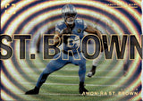 2025 Amon-Ra St. Brown Panini Photogenic NAMES OF THE GAME SP! #8 Detroit Lions