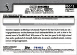 2025 Caleb Bonemer Topps Pro Debut CHROME REFRACTOR AUTOGRAPH 1/199 AUTO #PDC-15 Chicago White Sox