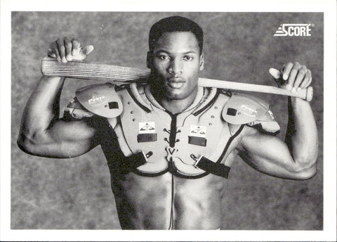 1990 Bo Jackson Score #697 Kansas City Royals Oakland Raiders *NRMT DAMAGED*