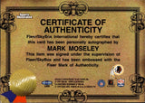 1999 Mark Moseley Fleer Sports Illustrated GREATS OF THE GAME AUTOGRAPH COLLECTION AUTO Washington Redskins