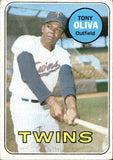 1969 Tony Oliva Topps #600 Minnesota Twins