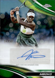 2025 Victoria Mboko Topps Chrome GREEN REFACTOR AUTOGRAPH 96/99 AUTO #CA-VMO TENNIS