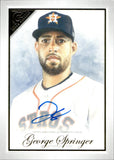 2019 George Springer Topps Gallery AUTOGRAPH AUTO #9 Houston Astros