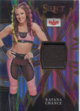 2024 Katana Chance Panini Select WWE HOLO SILVER SPARKS SHIRT RELIC #SP-KCH Monday Night Raw