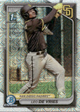 2024 Leo De Vries Bowman Chrome Prospects 1ST BOWMAN MOJO REFRACTOR #BCP-179 San Diego Padres 2