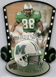 1998 Randy Moss Press Pass HEAD BUTT ROOKIE RC #7 Minnesota Vikings Marshall Thundering Herd