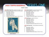 2024 Topps Series 1 Baseball, 108 Jumbo Value Fat Pack Case
