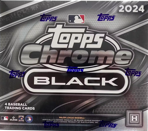 2024 Topps Chrome Black Baseball Hobby, Box