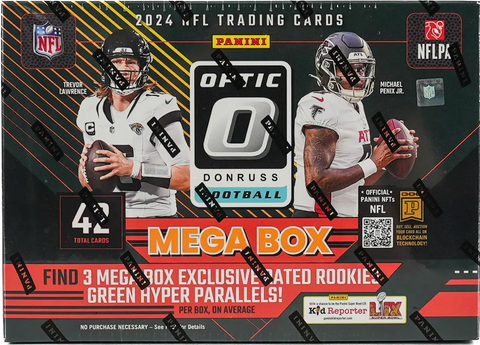 2024 Panini Donruss Optic Football, Mega Box (Green Hyper)