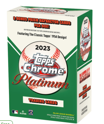2023 Topps Chrome Platinum Anniversary Baseball, Blaster Box *RELEASES 5/22*