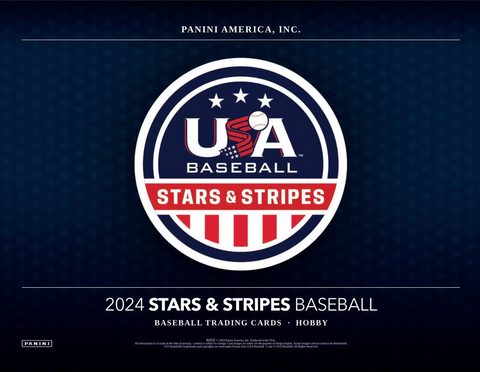 2024 Panini Stars & Stripes USA Baseball Hobby, Box *RELEASES JUNE TBD*