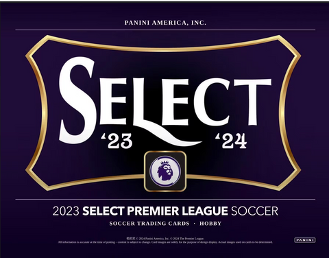 2023-24 Panini Select Premier League Soccer, 12 Hobby Box Case *RELEASES 7/10*