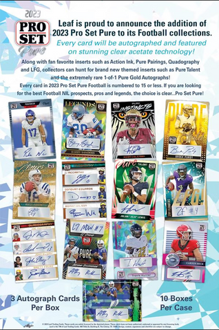 2024 Leaf Pro Set Pure Hobby, 10 Box Case *RELEASES 6/21*
