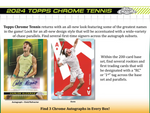 2024 Topps Chrome Tennis Hobby, Pack