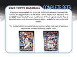 2024 Topps Series Complete Baseball Factory Hobby, 12 Set Case