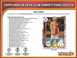 2023-24 Topps UEFA Club Competitions Merlin Chrome Soccer, Blaster Box