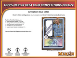 2023-24 Topps UEFA Club Competitions Merlin Chrome Soccer Hobby, 12 Box Case *RELEASES 9/20*