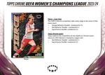 2023/24 Topps UEFA Women's Champions League Chrome Soccer, Hobby Box *RELEASES 10/2*