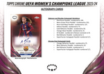 2023-24 Topps UEFA Women's Champions League Chrome Soccer, 40 Blaster Box Case