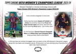 2023-24 Topps UEFA Women's Champions League Chrome Soccer, 12 Hobby Box Case