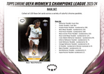 2023-24 Topps UEFA Women's Champions League Chrome Soccer, 40 Blaster Box Case