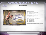 2024 Topps UFC Knockout Hobby, Pack *RELEASES 10/4*