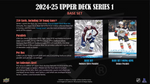 2024-25 Upper Deck Series 1 Hockey Hobby, Box