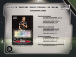 2023-24 Topps UEFA Club Competitions Stadium Club Chrome Soccer Hobby, 12 Box Case *RELEASES 10/23*