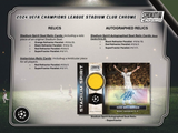 2023-24 Topps UEFA Club Competitions Stadium Club Chrome Soccer Hobby, 12 Box Case *RELEASES 10/23*