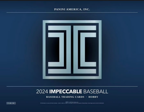 2024 Panini Impeccable Baseball Hobby, Box *RELEASES 10/25*