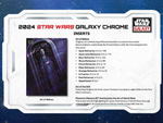 2024 Topps Star Wars Galaxy Chrome Hobby, 12 Box Case *RELEASES 11/1*