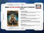 2024 Topps Star Wars Galaxy Chrome Hobby, Pack