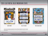 2024 Leaf Metal Blue Mountain State BMS Hobby, 10 Box Case *RELEASES 11/15*