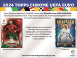 2023-24 Topps UEFA Euro Chrome Soccer Hobby, Pack