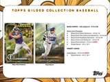 2024 Topps Gilded Collection Baseball Hobby, 6 Box Case