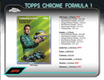 2024 Topps Chrome Formula 1 F1 Racing Hobby, Pack