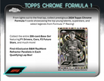 2024 Topps Chrome Formula 1 F1 Racing Qualifying Lap, Pack