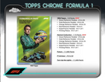 2024 Topps Chrome Formula 1 F1 Racing Qualifying Lap, Box