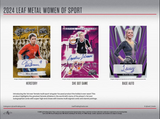 2024 Leaf Metal Women of Sport Hobby, Box *RELEASES 11/29*