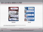 2024 Leaf Metal Women of Sport Hobby, Box *RELEASES 11/29*