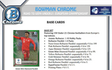 2022 Bowman Chrome Road to UEFA Under 21 European Championship Soccer Hobby, Pack *RELEASES 11/15*