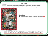 2024 Topps Holiday Baseball Mega Advent Calendar, Box