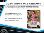 2024 Topps MLS Chrome Soccer Hobby, Box