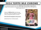 2024 Topps MLS Chrome Soccer Hobby, 12 Box Case *RELEASES 12/6*