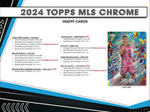 2024 Topps MLS Chrome Soccer Hobby, Box