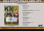 2024 Topps UFC Gold Label Hobby, Box