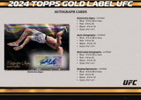 2024 Topps UFC Gold Label Hobby, Box