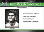 2024 Topps Graphite Tennis Hobby, Pack