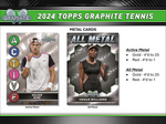 2024 Topps Graphite Tennis Hobby, Pack