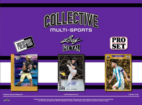 2024 Leaf Collective Multi-Sport Hobby, Box *RELEASES 2/21*